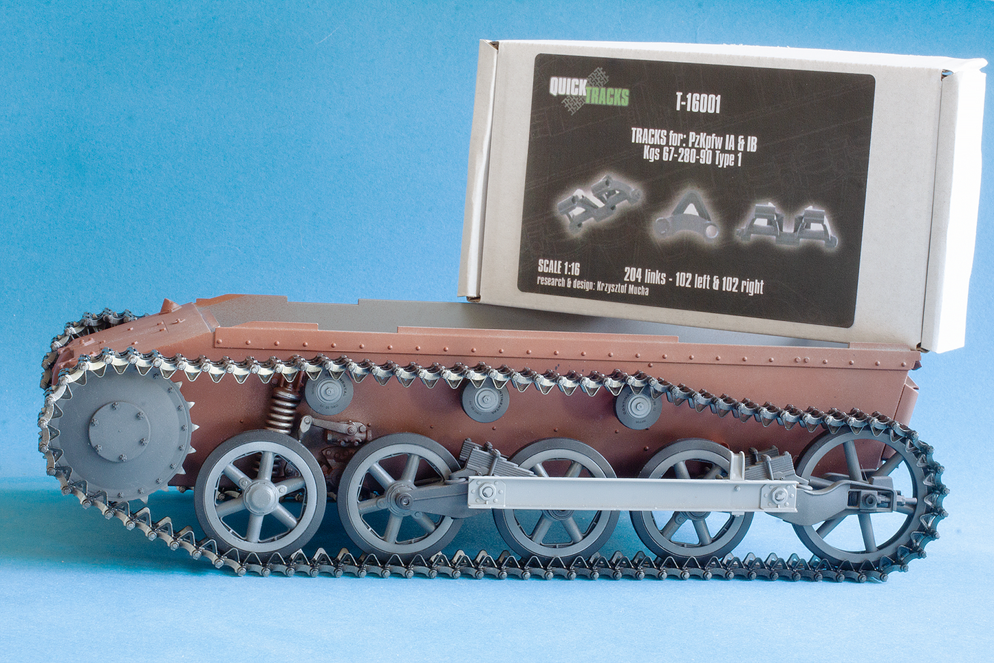1/16 QuickTracks T-16001 Pz.Kpfw. I Ausf. A & B - Kgs 67-280-90 - type 1