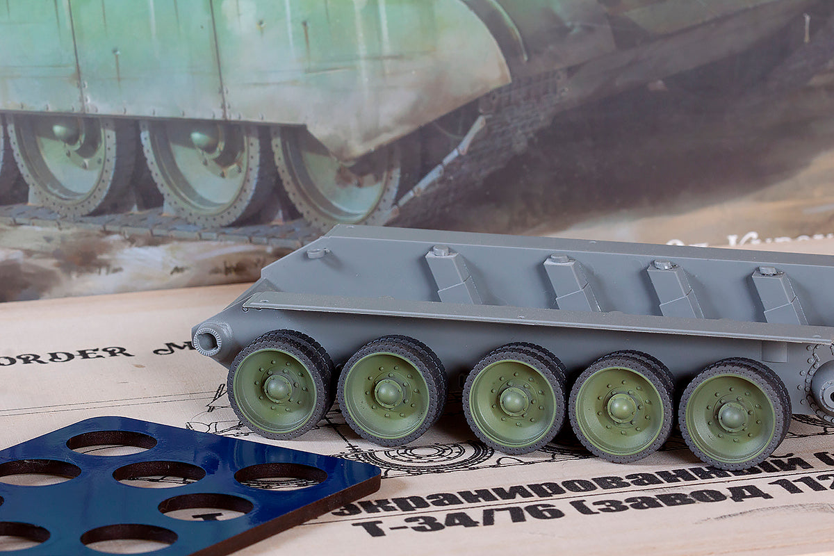 1/35 QuickWheel QW-258 Soviet T-34 - Border Model