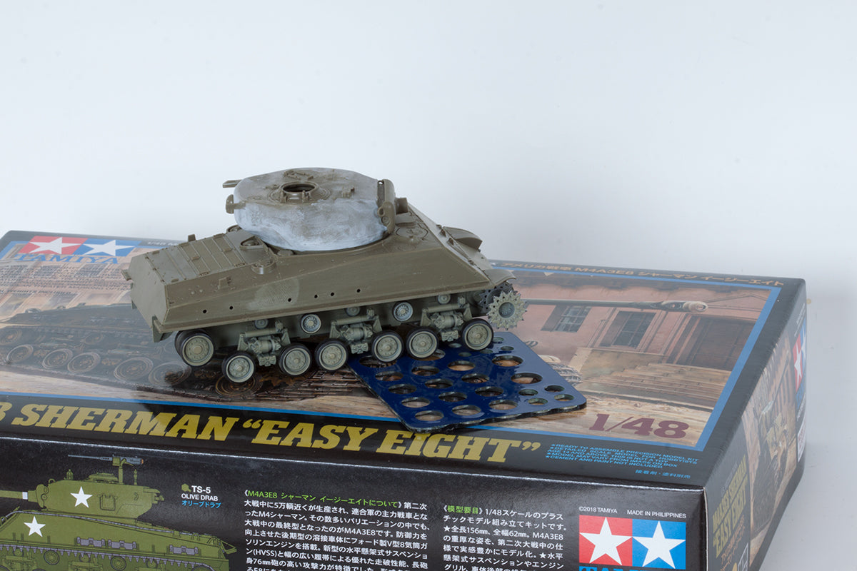 1/48 QuickWheel QW-48019 U.S. Medium Tank M4A3E8 Sherman "Easy Eight" - Tamiya