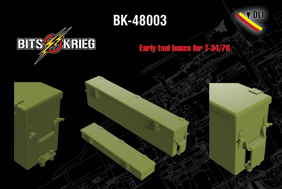 1/48 BitsKrieg BK-48003 Early T-34/76 tool boxes