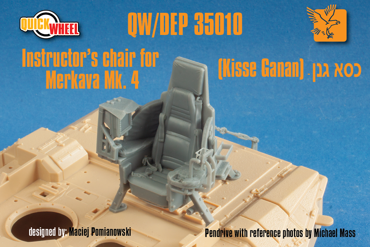 1/35 QW/DEP-35010 Instructor chair for Merkava Mk. 4 (Kisse Ganan)