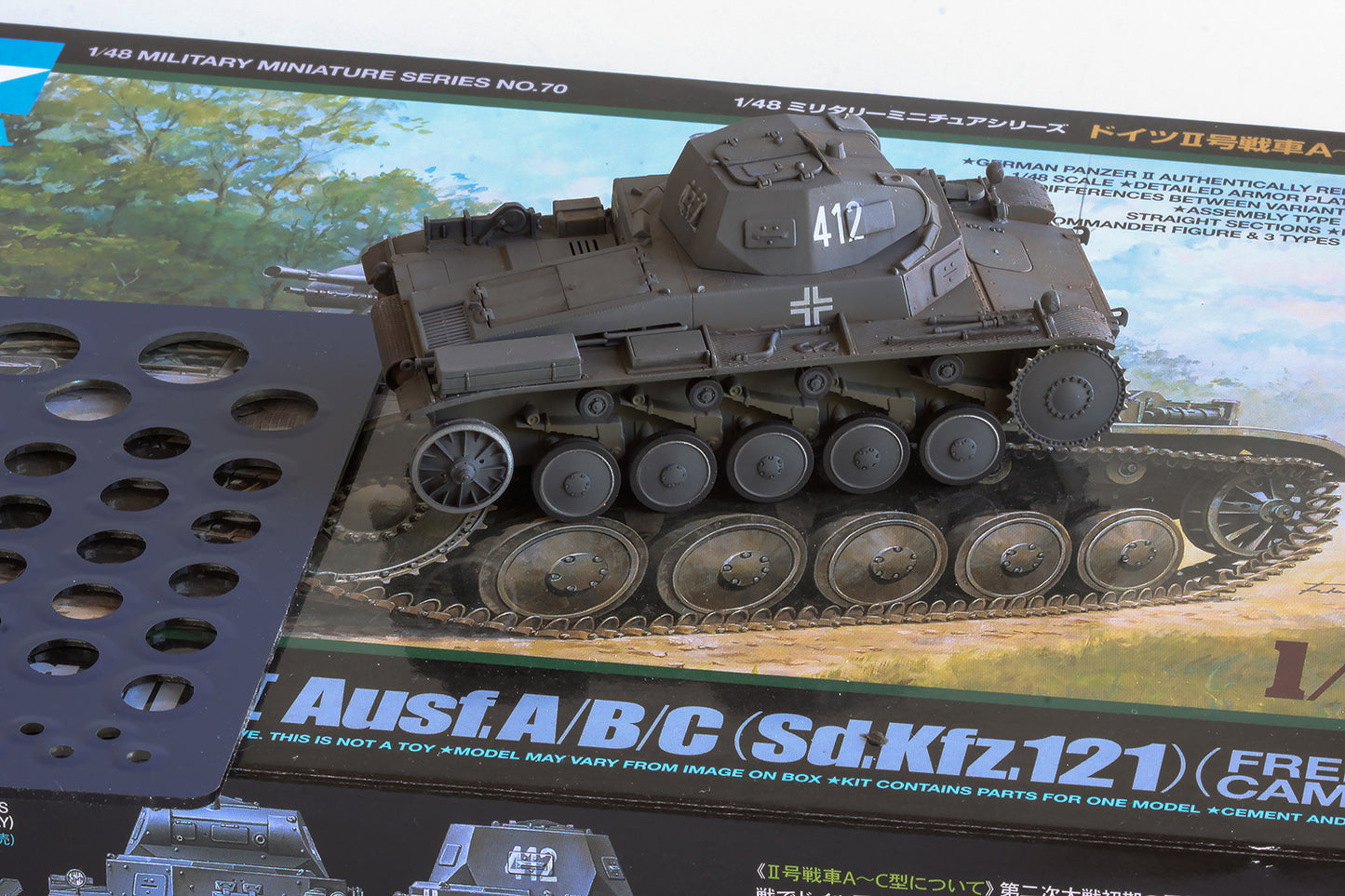 1/48 QuickWheel QW-48015 Pz.Kpfw. II / Panzerkampfwagen II Ausf. A/B/C (Sd.Kfz. 121) - Tamiya