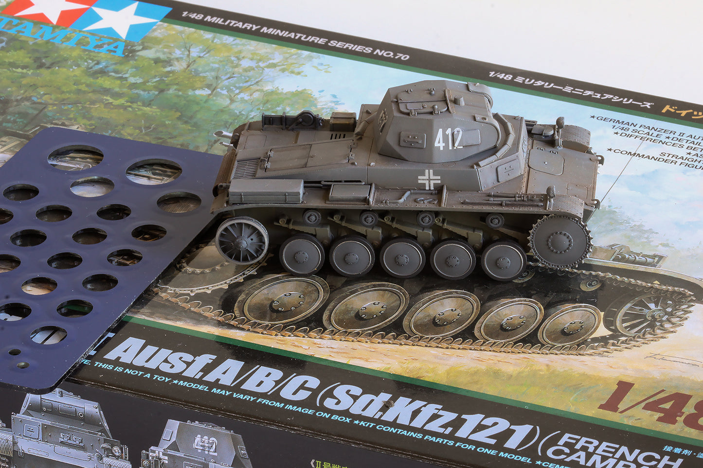1/48 QuickWheel QW-48015 Pz.Kpfw. II / Panzerkampfwagen II Ausf. A/B/C (Sd.Kfz. 121) - Tamiya