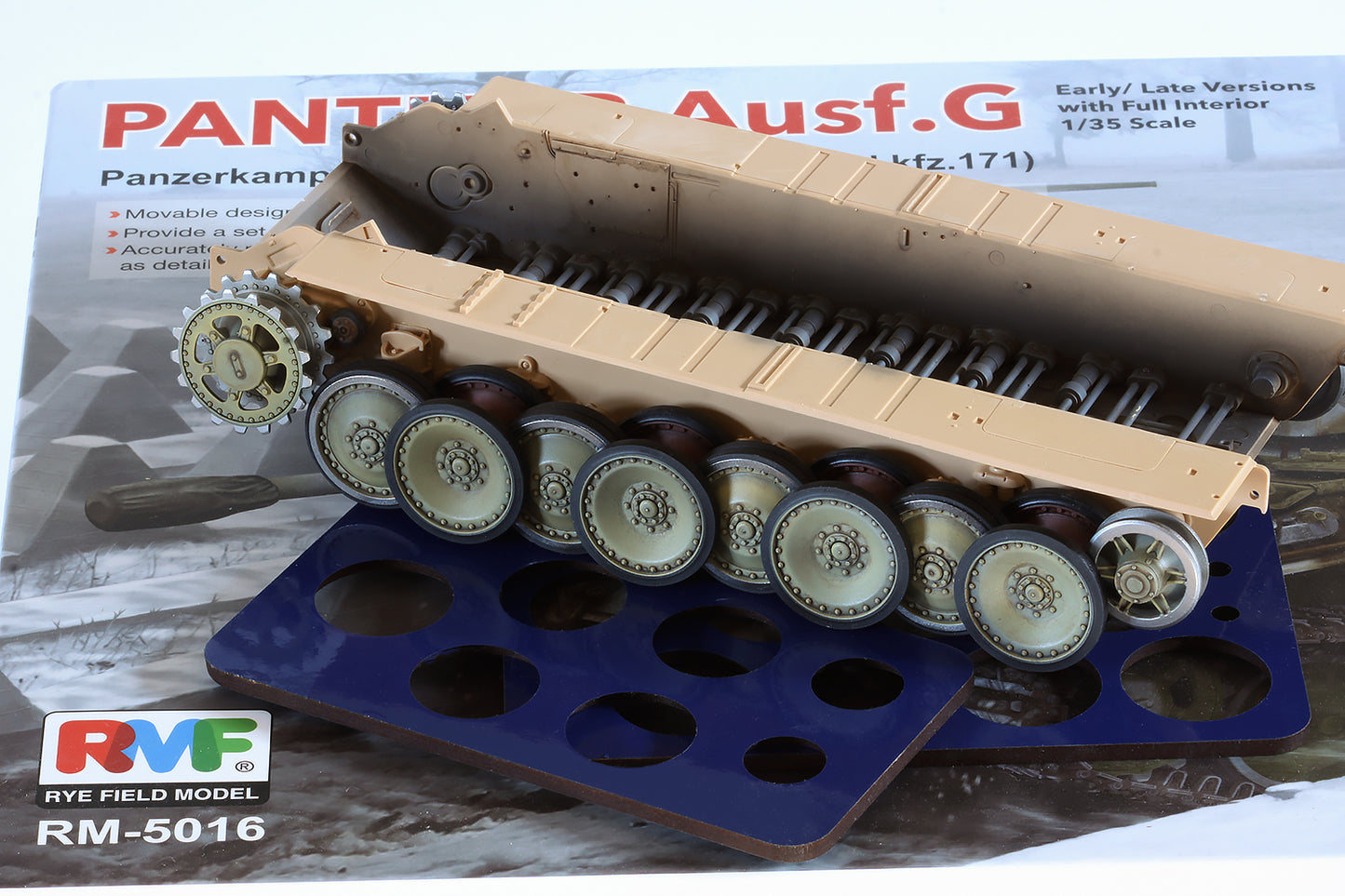 1/35 QuickWheel QW-210 Panther G / Bergepanther G - Rye Field Model