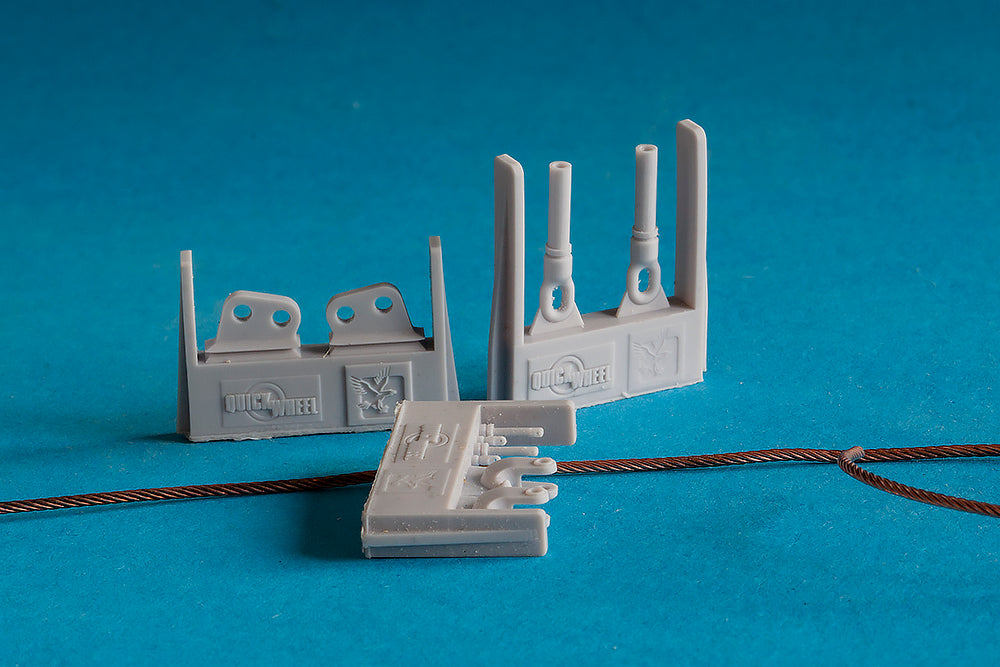 1/35 QW/DEP-35001X IDF Merkava Shackles, supports & Towing cable