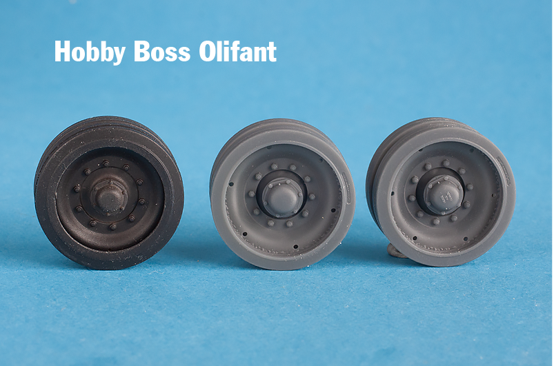1/35 QuickWheel QWX-058 Olifant Road Wheels for Hobby Boss model kits