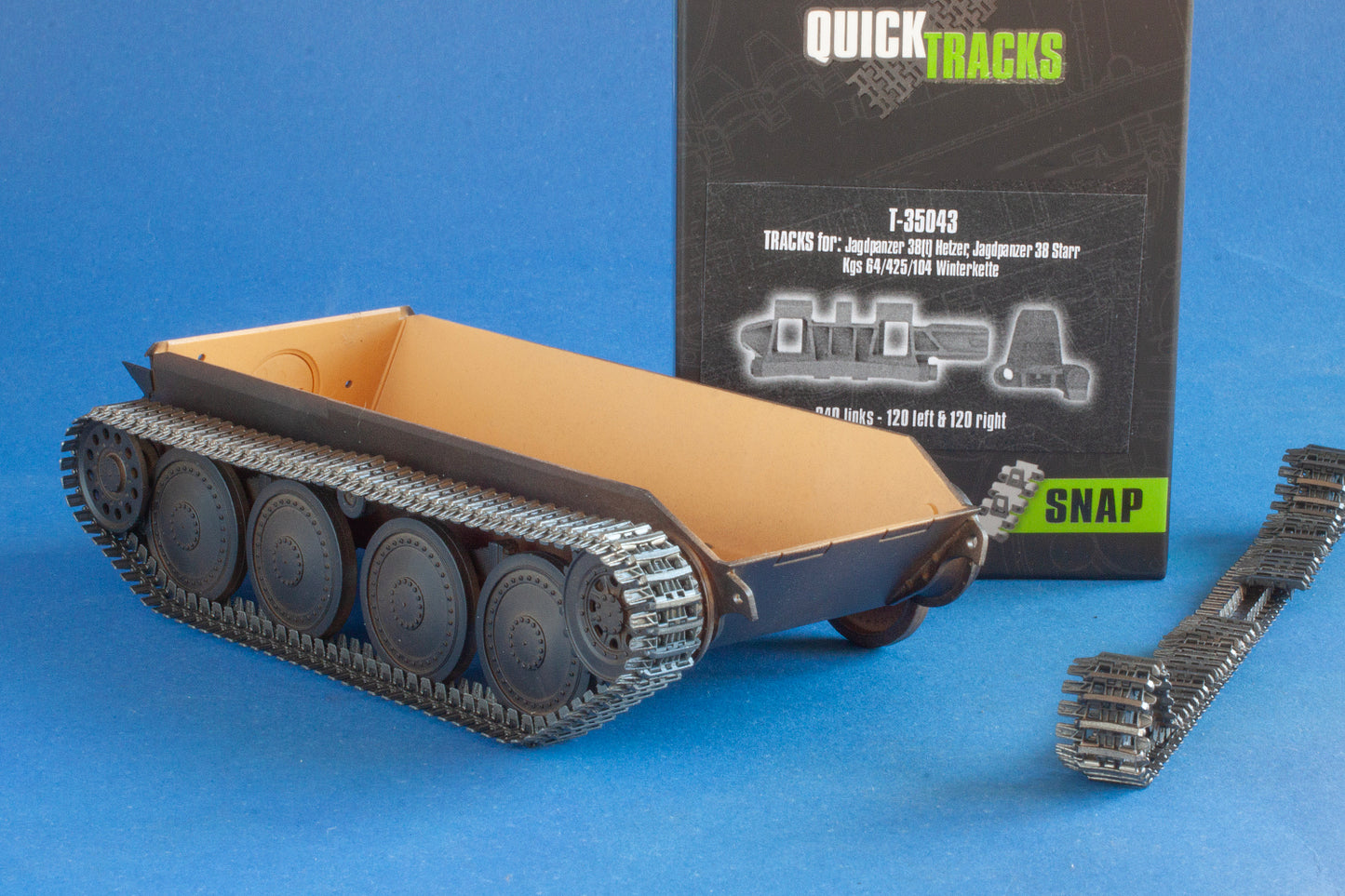 1/35 QuickTracks T-35043 Tracks for Jagdpanzer 38(t) Hetzer; Jagdpanzer 38 Starr - Winterkette