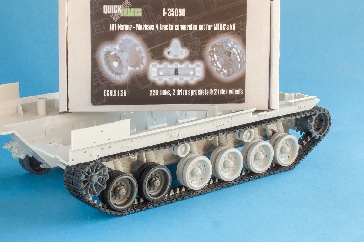 1/35 QuickTracks T-35090 MENG IDF Namer - Merkava IV type tracks conversion kit