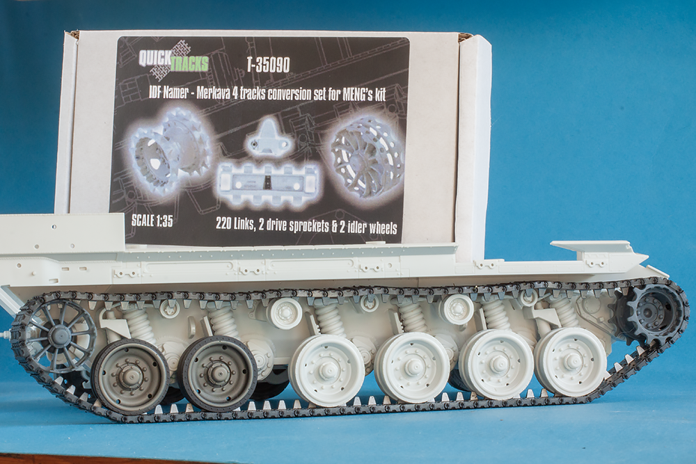 1/35 QuickTracks T-35090 MENG IDF Namer - Merkava IV type tracks conversion kit