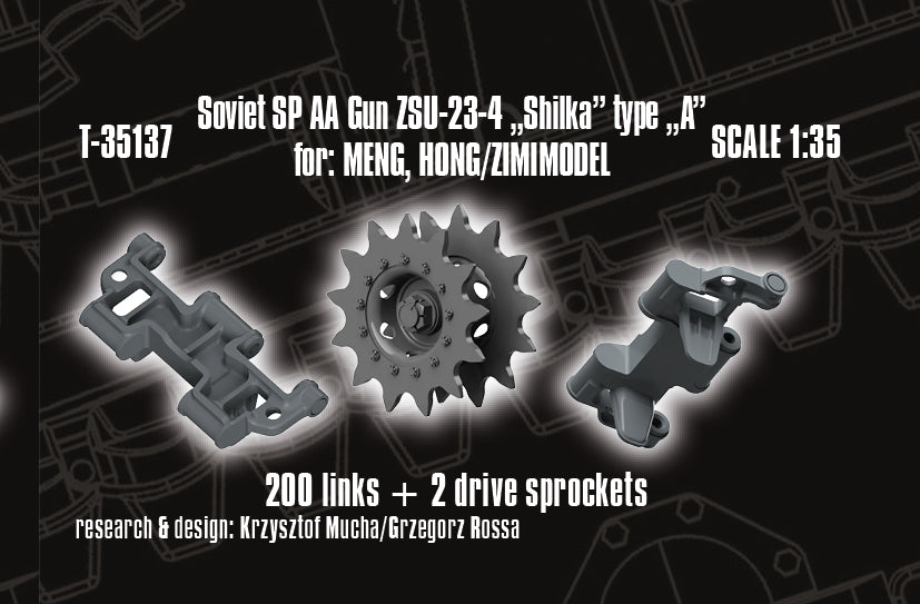 1/35 QuickTracks T-35137 Soviet SP AA Gun ZSU-23-4 "Shilka" type "A" for MENG / HONG/ZIMIMODEL