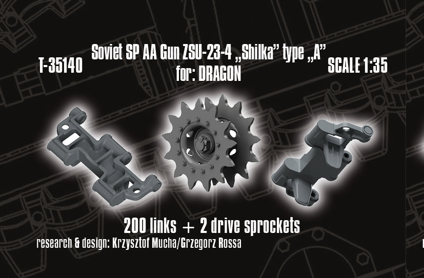 1/35 QuickTracks T-35140 Soviet SP AA Gun ZSU-23-4 "Shilka" type "A" for DRAGON / Cyber Hobby / Zvezda / Italeri