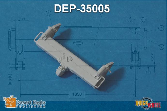 1/35 QW/DEP-35005 IDF Merkava Mk 1 / 2/ 3 P-Bridge Adapters