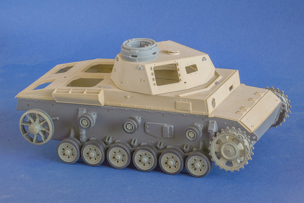 1/35 QuickWheel QW-264 Pz.III Ausf. J (with extra lifting hooks) - Rye Field Model