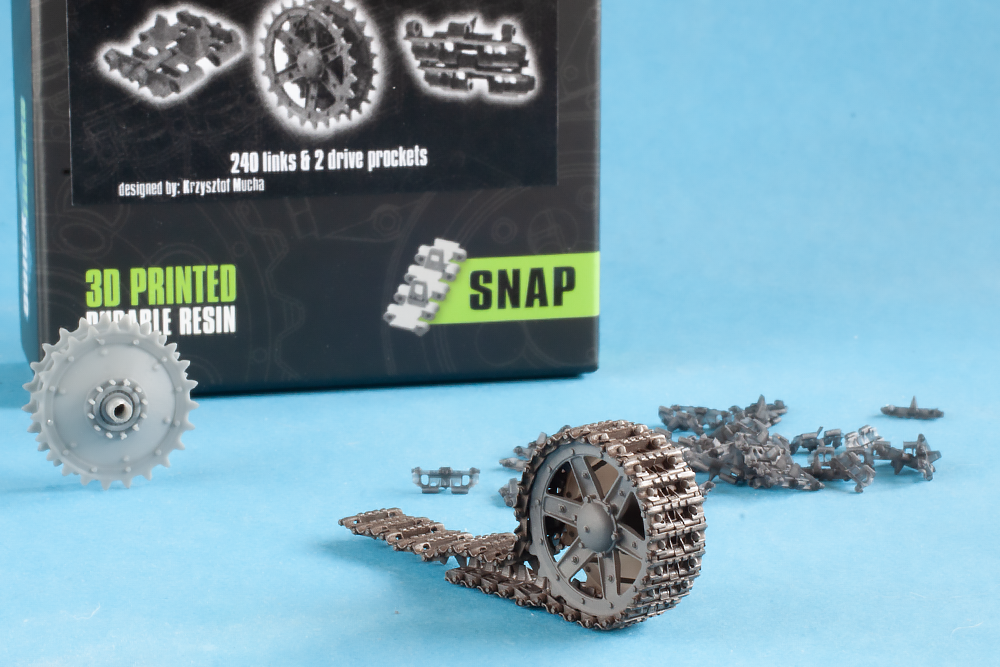 1/35 QuickTracks T-35130 Vickers E heavy „winter” version with Drive Sprockets