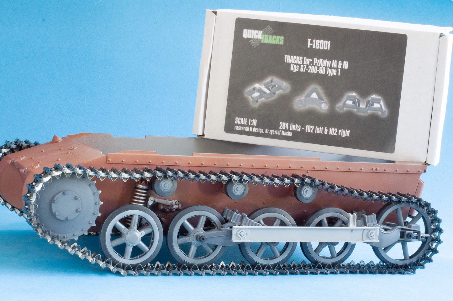 1/16 QuickTracks T-16001 Pz.Kpfw. I Ausf. A & B - Kgs 67-280-90 - type 1