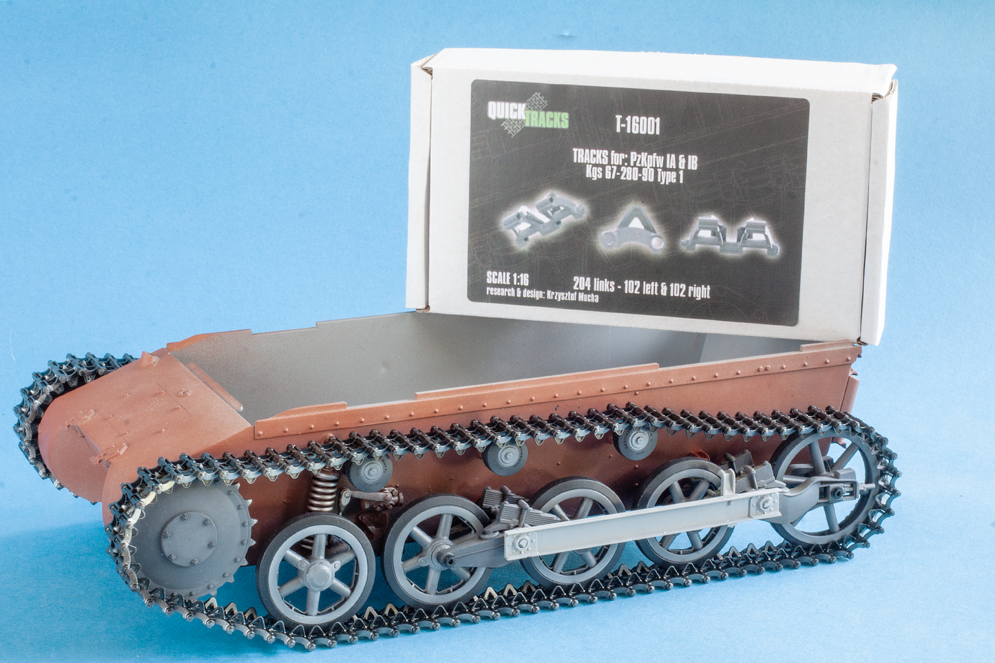 1/16 QuickTracks T-16001 Pz.Kpfw. I Ausf. A & B - Kgs 67-280-90 - type 1