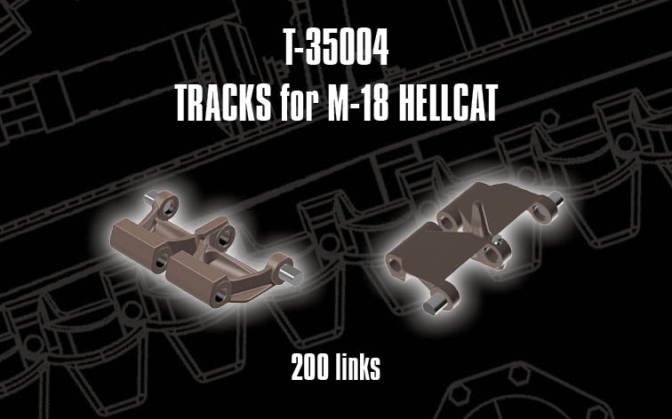 1/35 QuickTracks T-35004 Tracks for M18 Hellcat