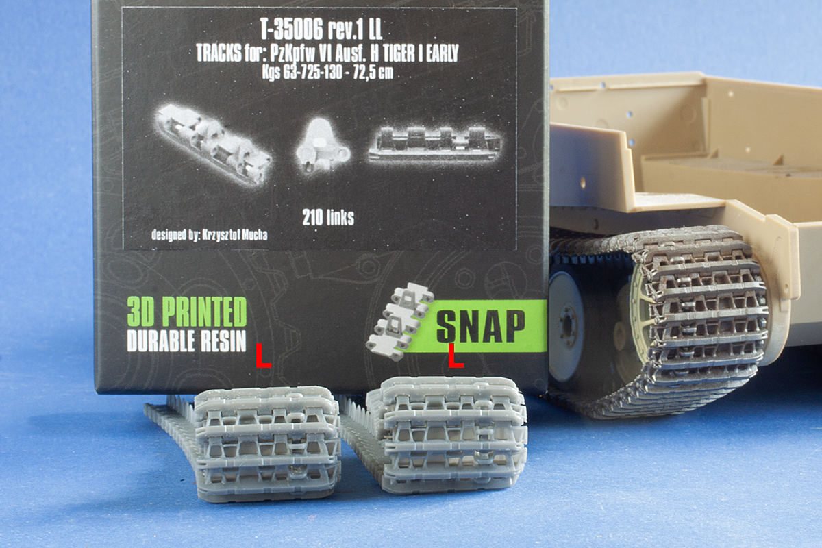 1/35 QuickTracks T-35006LL Early Tracks for Pz.Kpfw. VI Ausf. H Tiger I