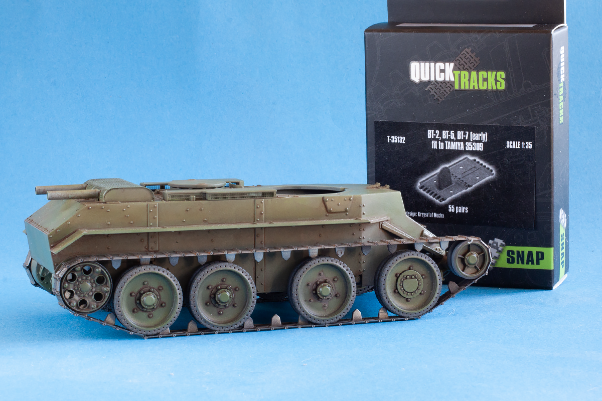 1/35 QuickTracks T-35133 BT-7 / BT-42 for Tamiya
