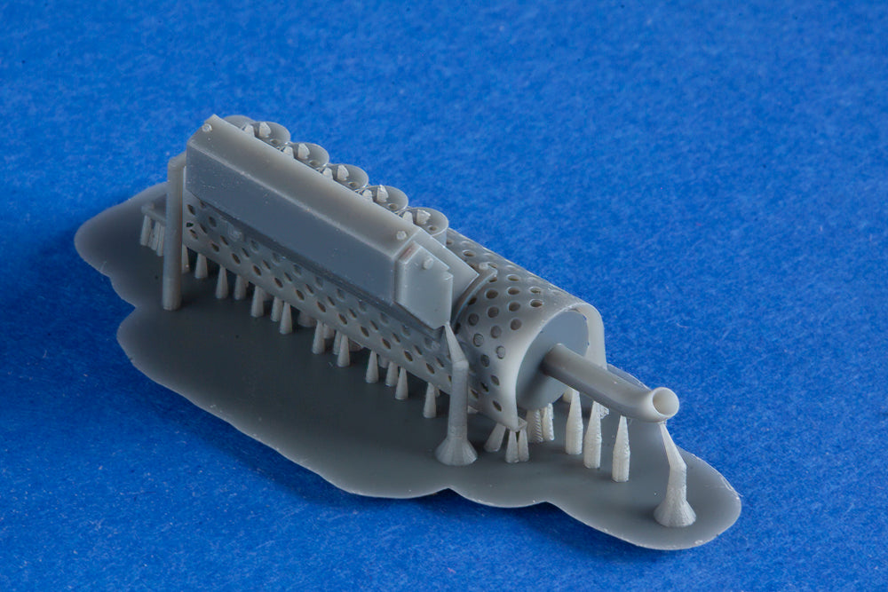 1/48 BitsKrieg BK-48010 Exhaust Muffler for Pz.Kpfw. II A; B; C with smoke grenade rack