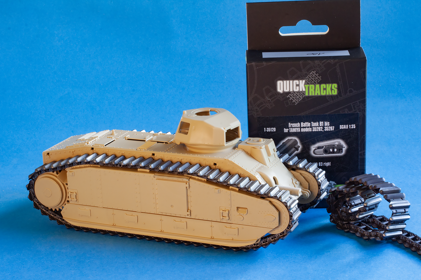 1/35 QuickTracks T-35120 French Battle Tank B1 bis - for Tamiya kits