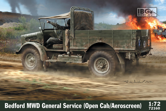 1/72 IBG 72160 Bedford MWD General Service (Open Cab/Aeroscreen)