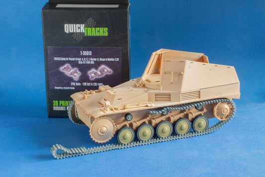 1/35 QuickTracks T-35013 Tracks (late) for Panzer II Ausf. A, B, C, F; Marder II; Wespe; Maultier 3,5t