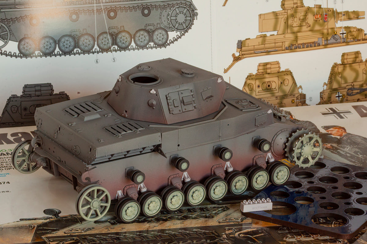 1/35 QuickWheel QW-262 Pz.Kpfw.IV ausf.F / G / J, Sd.Kfz.161 - Tamiya