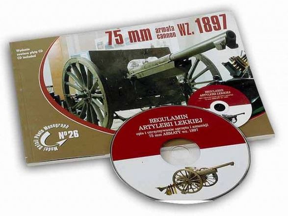 Rossagraph MDPM-26 75 mm cannon wz 1897 (monograph book)