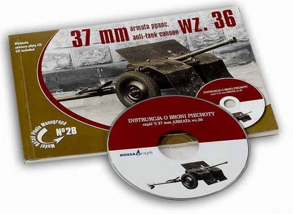 Rossagraph MDPM-28 37mm armata ppanc wz.36 / Anti-armor gun (monograph book)