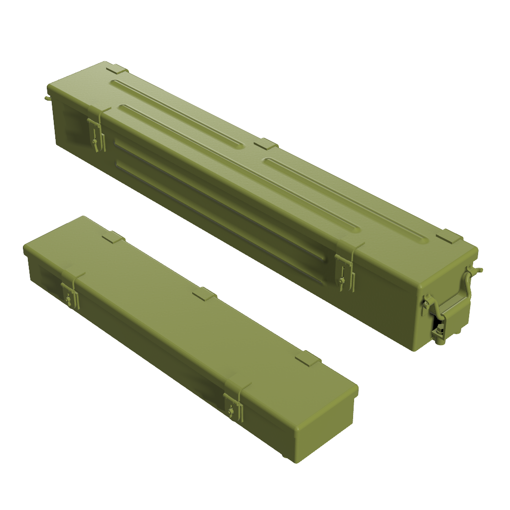 1/48 BitsKrieg BK-48008 End & Post-WWII T-34; T-44; T-54, SU-100; IS-3 tank tool boxes (reinforced)
