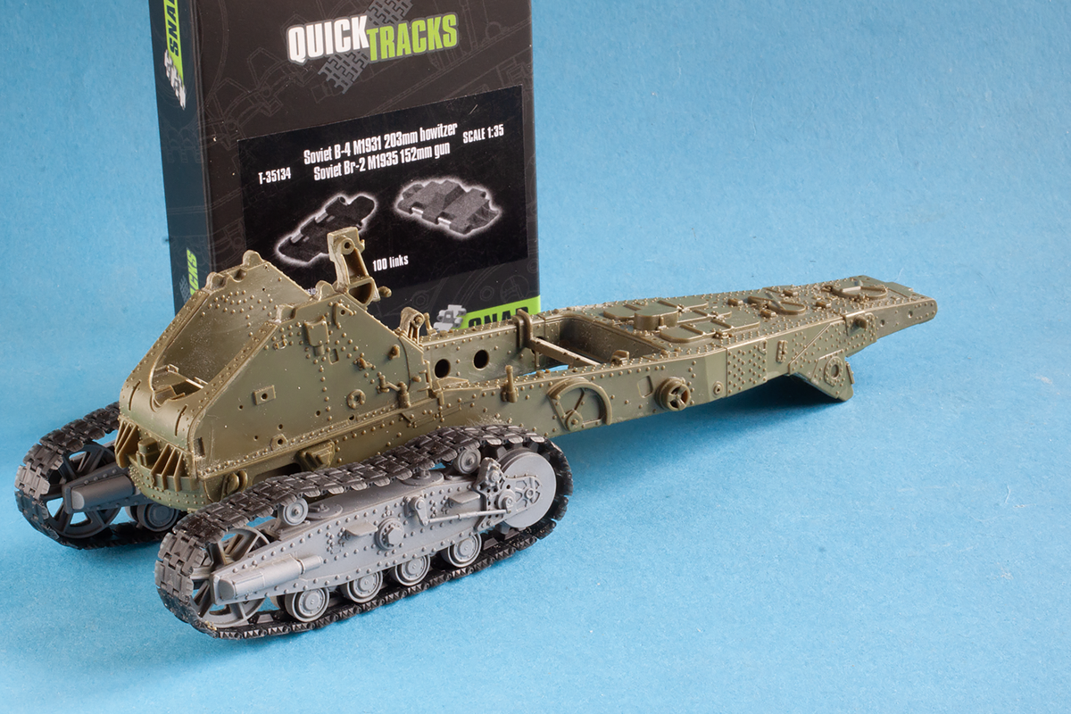 1/35 QuickTracks T-35134 Soviet B-4 M1931 203mm Howitzer; Soviet Br-2 M1935 152mm gun