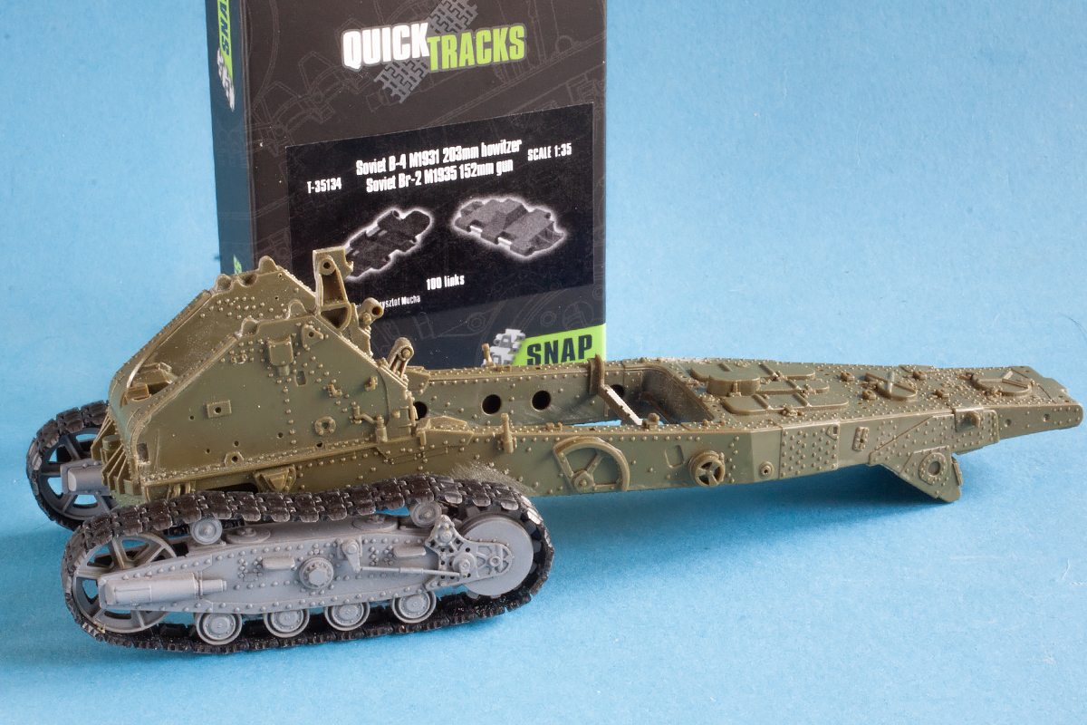 1/35 QuickTracks T-35134 Soviet B-4 M1931 203mm Howitzer; Soviet Br-2 M1935 152mm gun