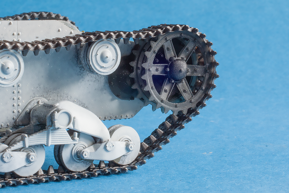 1/35 QuickWheel QWXT-35007 Tracks, Drive Sprockets & Idlers for Soviet T-26