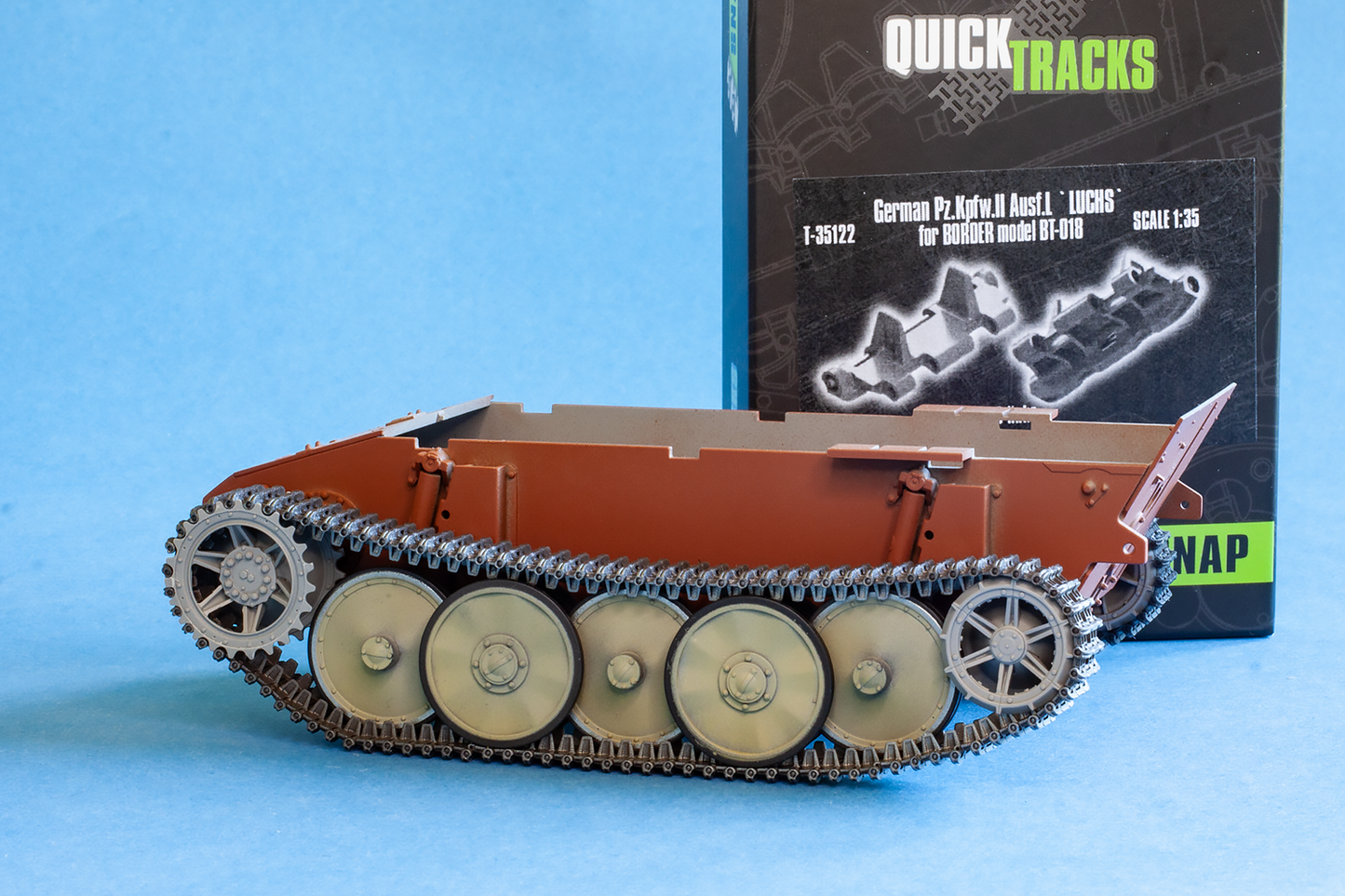 1/35 QuickTracks T-35122 German Pz.Kpfw. II Ausf. L "Luchs" - for Border Model