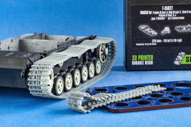 1/35 QuickTracks T-35027 Tracks for Pz.Kpfw. III Ausf. N; StuG III Ausf. G; StuH III Ausf. G; Pz.Kpfw. IV Ausf. G-J - "type 7 Ostkette:
