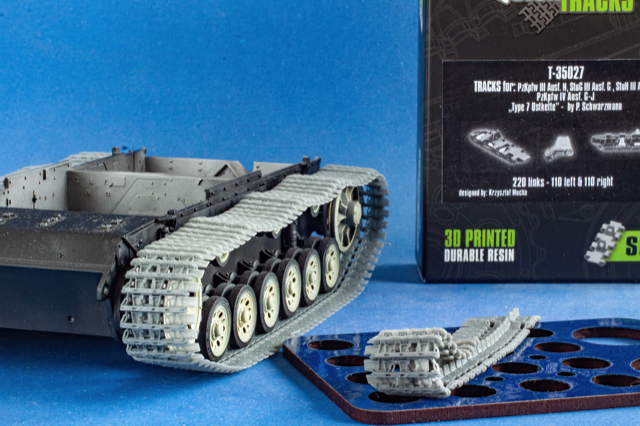 1/35 QuickTracks T-35027 Tracks for Pz.Kpfw. III Ausf. N; StuG III Ausf. G; StuH III Ausf. G; Pz.Kpfw. IV Ausf. G-J - "type 7 Ostkette: