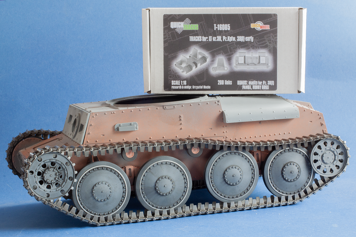 1/16 QuickTracks T-16005 LT vz.38; Pz.Kpfw. 38(t) early