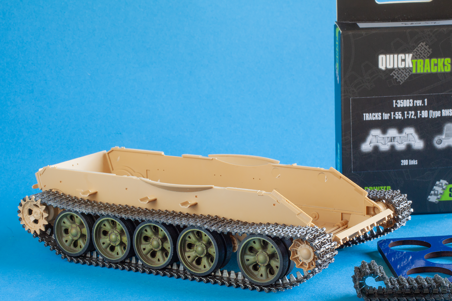 1/35 QuickTracks T-35003 Tracks for T-55, T-72, T-90 (RMSh type)