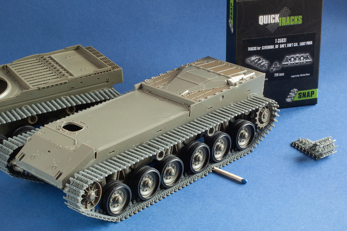 1/35 QuickTracks T-35031 Tracks for IDF Centurion; Sho't; Sho't Cal (Sho't Kal); Puma (early)