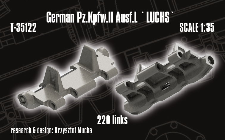 1/35 QuickTracks T-35122 German Pz.Kpfw. II Ausf. L "Luchs" - for Border Model