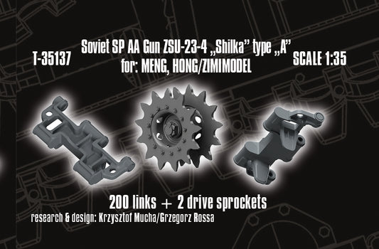 1/35 QuickTracks T-35137 Soviet SP AA Gun ZSU-23-4 "Shilka" type "A" for MENG / HONG/ZIMIMODEL
