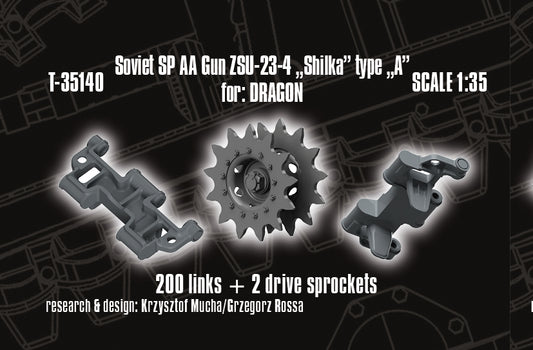 1/35 QuickTracks T-35140 Soviet SP AA Gun ZSU-23-4 "Shilka" type "A" for DRAGON / Cyber Hobby / Zvezda / Italeri